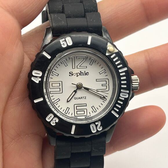 Sophie White Dial Women’s Quartz Watch, Black 35mm Working - Picture 6 of 8